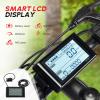PEXMOR Electric Bike Conversion Kit, 48V 1000W 26" Front Wheel E-Bike Hub Motor Kit, Upgrade 3 Mode Controller w/PAS/LCD Display/Twist Throttle Ebike Bicycle Wheel Kit view 3