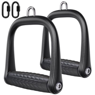 BeneLabel D Handle for Cable Machines - Heavy-Duty Aluminum Grip with Non-Slip Surface - Enhance Your Workout with 360 Swivel Handle