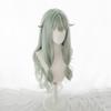 osseoca Cosplay wig greyish green 80cm Cute Anime Halloween view 4