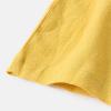 JEsilunmaMY Casual Linen Shorts for Men Elastic Waist Summer Beach Drawstring Shorts Slim Fit Lounge Shorts with Pockets (Yellow,Small) view 4