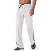JEsilunmaMY Athletic Sweatpants for Men Solid Color Elastic Waist Joggers Track Pants Hip Hop Breathable Casual Sports Pants (White,Large) view 2