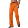 JEsilunmaMY Athletic Sweatpants for Men Solid Color Elastic Waist Joggers Track Pants Hip Hop Breathable Casual Sports Pants (Orange,Medium) view 2