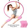 Eurzom 3 Pairs Dance Knee Pads Women Protective Non-Slip Knee Pads for Yoga Cheerleading Pole Floor Dance Volleyball(M,Black, Skin, Pink) view 2