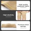 Eurzom 3 Pairs Dance Knee Pads Women Protective Non-Slip Knee Pads for Yoga Cheerleading Pole Floor Dance Volleyball(M,Black, Skin, Pink) view 4