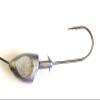 10 Eye Spin R Bend Spinnerbait Heads Spinner Bass Pike - Unpainted 1/4 oz