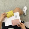 2023 New Unisex Anti-Credit Card Fraud Folding Mini Wallet, Vegan Mini Wallet, Multifunction Small Trifold Leather Wallet (Color : Dark Blue) view 3