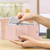 2023 New Unisex Anti-Credit Card Fraud Folding Mini Wallet, Vegan Mini Wallet, Multifunction Small Trifold Leather Wallet (Color : Dark Blue) view 4