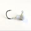 Round"Fresh Water Ball" Jig Head Lure Ultra Point Hook Bass 10 Pack-White 1/8 oz view 1