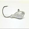 50 Unpainted"Ultra Minnow" Jig Head Striper Fluke Walleye Lure Ultra Point Hook 3/4 oz view 1