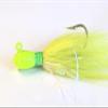 5 Tear Drop Bucktail Jig Head Striper Fluke Trout Red Fish Lure - Char w/Flash 1/4 oz view 1