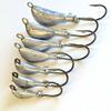 10 Painted"Banana" Blackfish Taug Fluke Jig Head Lure Ultra Point Hook - Ch/Gr 1 oz view 1