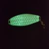 10 Hammered"Diamond" Vertical AVA Jigging Bluefish Striper Fishing Lures- Glow 8 oz view 1