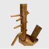 Wing Chun Wooden Dummy with Base and Chest with Lid (Walnut) view 3