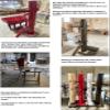 Wing Chun Wooden Dummy with Base and Chest with Lid (Walnut) view 4
