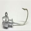 10 Unpainted"Hotlip" Striper Fluke Jig Head Swimbait Lure Mustad Saltwater Hook 3 oz view 1
