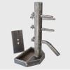 Wing Chun Wooden Dummy with Base and Chest with Lid (Gray Ash Color) view 2