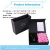 AIRZSNRY Jewelry Gift Box with Lids, Preserved Rose Jewelry Set Gift Box, Velvet Romantic Valentines Packaging Box with 12 Roses for Valentines Day Mothers Day Anniversary Birthday (Pink)  view 4