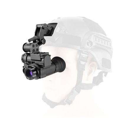 WILDGAMEPLUS Head Mounted Helmet Night Vision Goggle 656ft Observation Distance 1920x1080p HD Black/White Green Mode WiFi/App Remote Control IP66 Waterproof Monocular NVG10