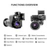 WILDGAMEPLUS Head Mounted Helmet Night Vision Goggle 656ft Observation Distance 1920x1080p HD Black/White Green Mode WiFi/App Remote Control IP66 Waterproof Monocular NVG10 view 2