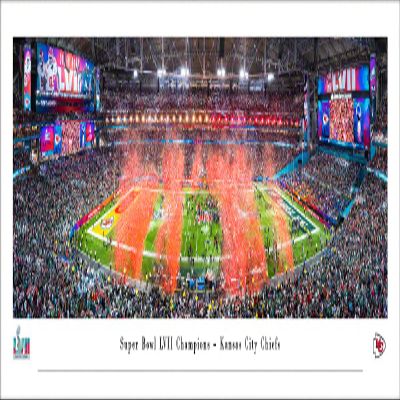 Kansas City Chiefs, 2023 Super Bowl Champions - Unframed 40 x 13.5 Poster by Blakeway Panoramas