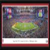 2023 Super Bowl Kickoff - Kansas City Chiefs vs Philadelphia Eagles - 41.5x15-inch Red Single Mat, Select Framed Picture by Blakeway Panoramas view 1