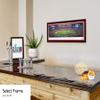 2023 Super Bowl Kickoff - Kansas City Chiefs vs Philadelphia Eagles - 41.5x15-inch Red Single Mat, Select Framed Picture by Blakeway Panoramas view 2