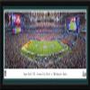 2023 Super Bowl Kickoff - Kansas City Chiefs vs Philadelphia Eagles - 41.5x15-inch Green Single Mat, Select Framed Picture by Blakeway Panoramas view 1