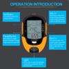 Ayayu Multifunction Digital Altimeter, Waterproof Handheld GPS Navigator Tracker with Mini Torch, Electronic Barometer Thermometer Compass for Camp Climb Hike view 3
