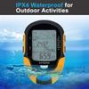 Ayayu Multifunction Digital Altimeter, Waterproof Handheld GPS Navigator Tracker with Mini Torch, Electronic Barometer Thermometer Compass for Camp Climb Hike view 4