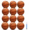 12 Pack 29.5" Official Size 7 Basketball Balls Inflatable with Pump for Men for Outdoor, Indoor or TrainingMens Adult Basketball (Orange) view 1