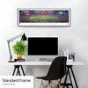 2023 Super Bowl Kickoff - Kansas City Chiefs vs Philadelphia Eagles - 40.25x13.75-inch Standard Framed Print by Blakeway Panoramas view 2