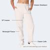 Hanes ComfortBlend Women's Standard Originals Midweight Fleece Joggers, Sweatpants with Pockets, Place Flowers, 30", Plus, Natural view 3