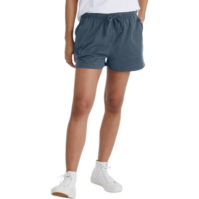 Hanes Comfortblend Originals, Cotton Jersey, Gym Shorts for Women, 2.5", Plus, Trekking Grey