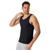 Hanes Originals Tri-Blend Top, Lightweight Men, Sleeveless Tank Shirt, Black view 4