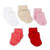 Novibaby Baby Socks 0-6 Months, Infant Ankle Socks for Boys and Girls, Essential Baby Items for Newborns (US, Age, 0 Months, 6 Months, Love5) view 2