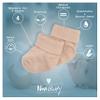 Novibaby Baby Socks 0-6 Months, Infant Ankle Socks for Boys and Girls, Essential Baby Items for Newborns (US, Age, 0 Months, 6 Months, Love5) view 3