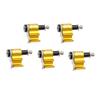 5pcs Bicycle Cable Guide Hydraulic Brake Cable Housing Wire Clips Clamps for MTB Road Bike (Gold) view 1