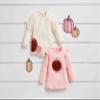 Mud Pie Girls' Pumpkin Patch Tunic, Ivory, Small, 12-18M view 3