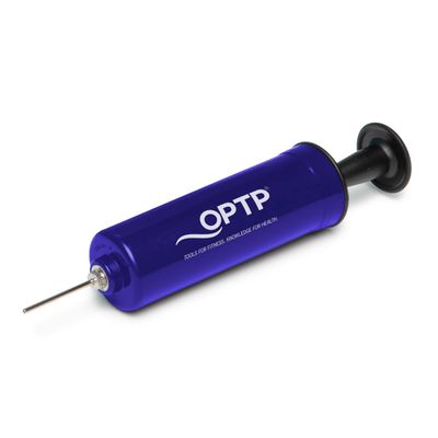 OPTP Needle Inflating Pump - Exercise Ball Pump with Needle for Small to Medium-Sized Exercise and Massage Balls, Portable Ball Pump with Needle for Ball Refill