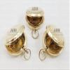 A HALLOWEEN STORE Set of 3 Pieces Handmade Brass Push Button Compass -Direction Compass, Brass Pocket Navigation Compass, Pirate Gift Compass Birthday Gift Valentine's Gift (Polished) view 1