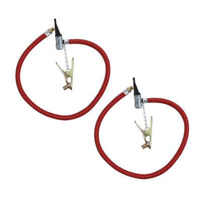 2pcs Air Pump Hose for Tires Inflator Replacement Tubes Chuck for Quick Hands Inflation for Basketballs and More