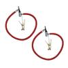 2pcs Air Pump Hose for Tires Inflator Replacement Tubes Chuck for Quick Hands Inflation for Basketballs and More view 1