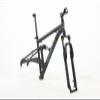 Gravity FSX 29 inch Wheel Aluminum Dual Suspension Mountain Bike ATB Bike Frame (Matt Black, 17 inch = Med fits* 5'10" to 6') view 1