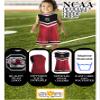 Little King NCAA Toddler/Youth Girls Team Cheer Jumper Dress-South Carolina-4T view 2