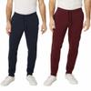 Weatherproof Vintage Mens 2 Pack Midweight Everyday Fleece Jogger (as1, Alpha, 3X_l, Regular, Regular, Wine/Blue Depths) view 1