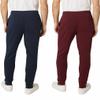 Weatherproof Vintage Mens 2 Pack Midweight Everyday Fleece Jogger (as1, Alpha, 3X_l, Regular, Regular, Wine/Blue Depths) view 2