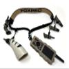 FOXPRO XD8 Tier Coyote Call Lanyard in Tan and Black Paracord Designed to Hold 6 Calls and Predator Electronic Game Call Remote view 1