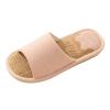 Couple Models Shoes Non Slip Flip Flops Flax Slippers Indoor Bedroom Four Seasons Linen Slippers for Women Ladies Womens Rabbit Slippers (B, 7.5) view 1