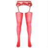 ACSUSS Women Glossy Thigh-High Stockings Tights Suspender Pantyhose Stockings for Valentine's Day Red A One Size view 2