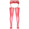 ACSUSS Women Glossy Thigh-High Stockings Tights Suspender Pantyhose Stockings for Valentine's Day Red A One Size view 3